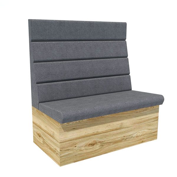 Horizontal High Back Bench Seating Contract Furniture Manufacturers