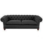 Dark Grey Chesterfield Sofa - KP Seating